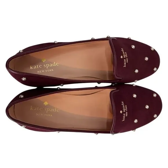 KATE SPADE $249 Claudia Pearl Flats SZ 9.5 NARROW - Picture 7 of 11